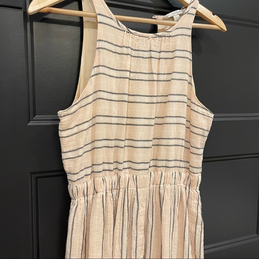 Lauren Conrad Sleeveless Multi Stripe Maxi Dress Size Small - Picture 2 of 9